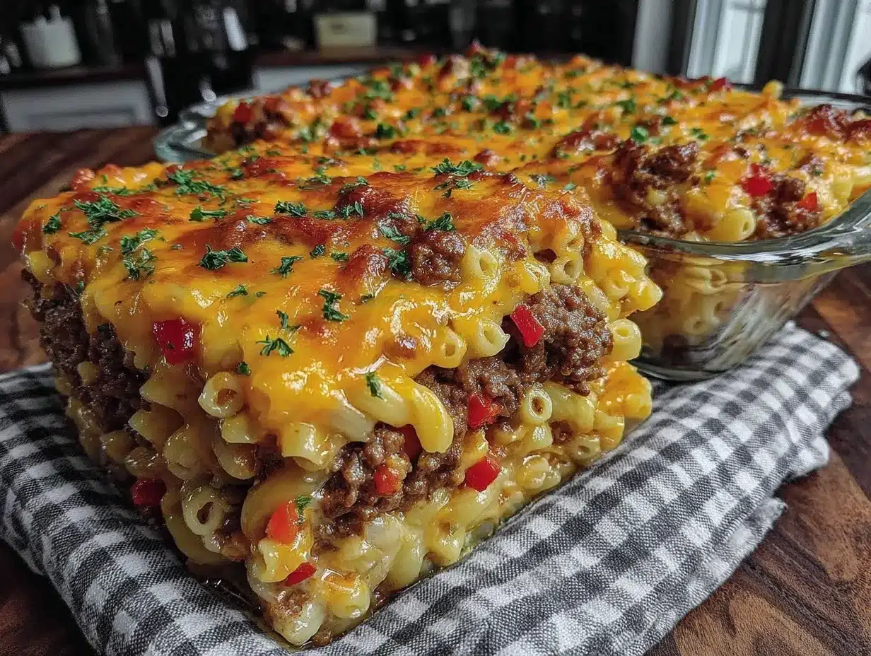 Hamburger Supreme Casserole preparation steps