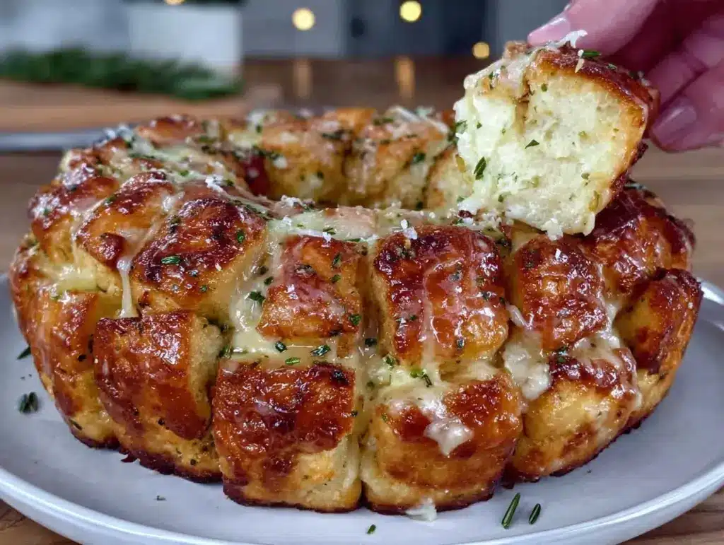 herb and cheese monkey bread - featured image