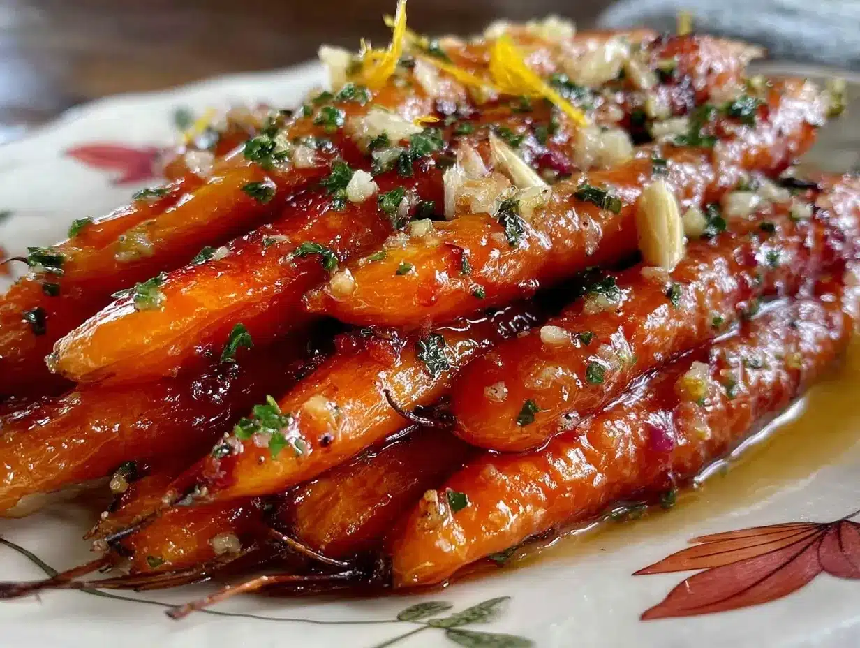 Honey Sriracha Roasted Carrots preparation steps