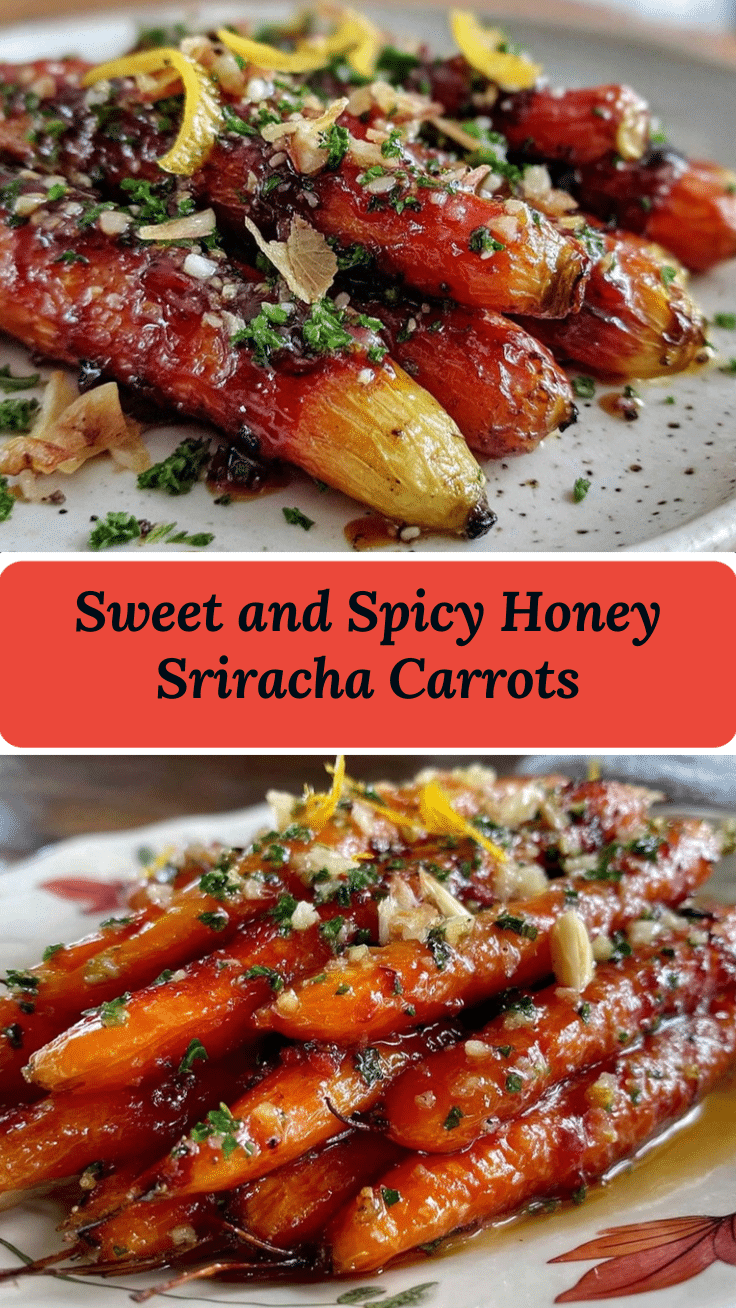 Honey Sriracha Roasted Carrots recipe