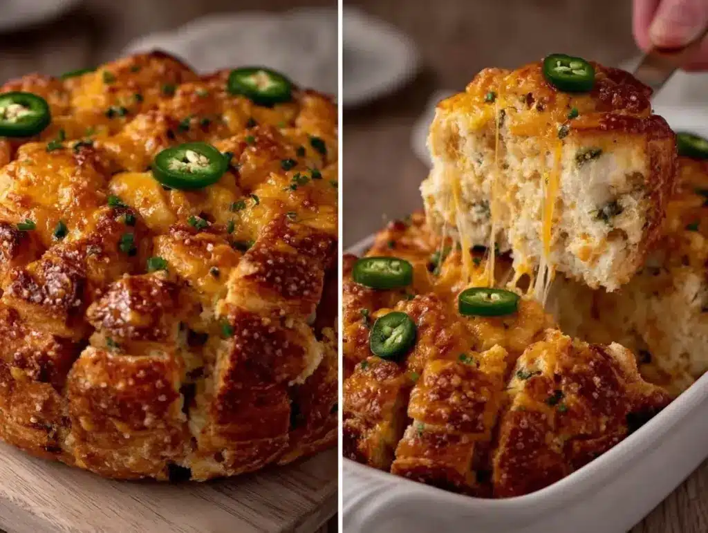 jalapeño cheddar pull-apart bread - featured image