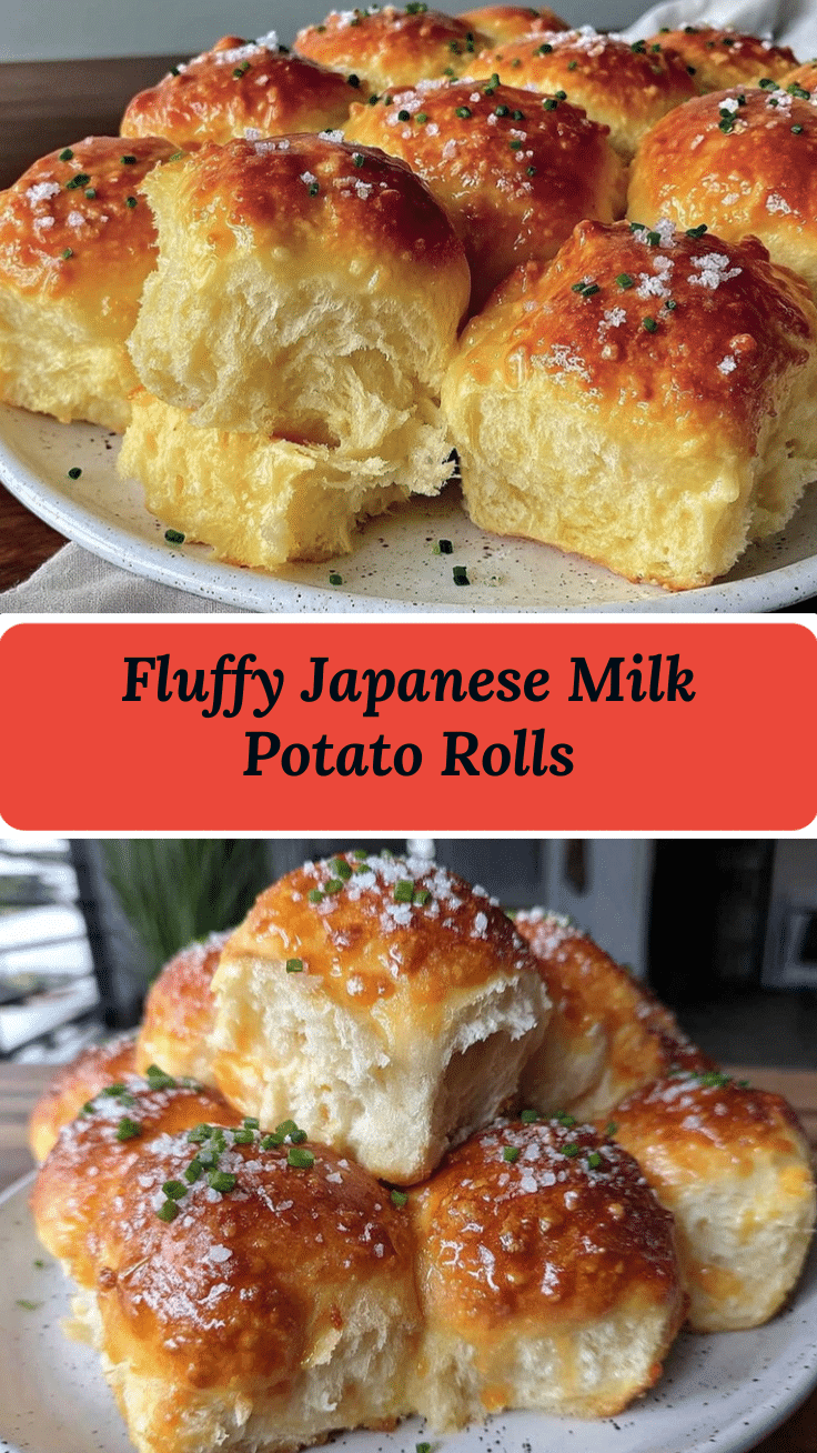 Japanese milk bread potato rolls recipe