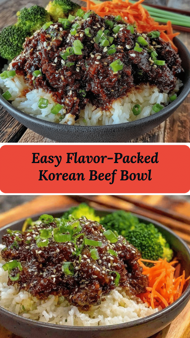 Korean Ground Beef Bowl recipe