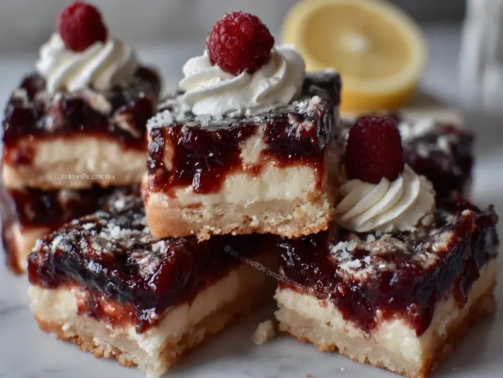 Lemon Raspberry Bars - featured image