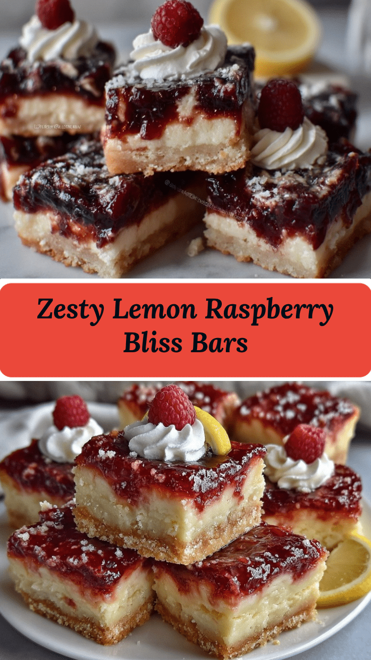 Lemon Raspberry Bars recipe