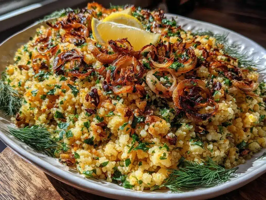 millet pilaf - featured image