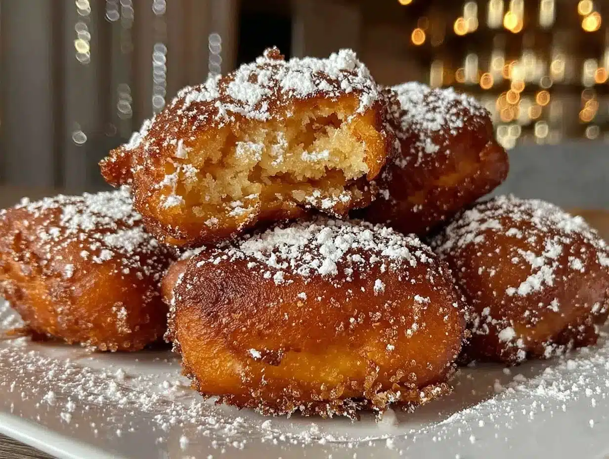 New Orleans Beignets preparation steps