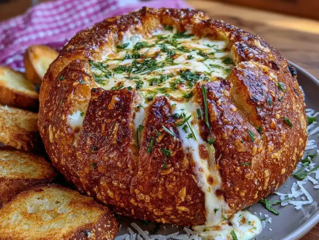 Parmesan crusted bread bowl - featured image