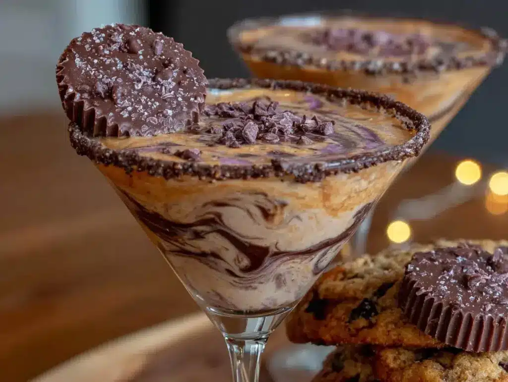 peanut butter cup martini - featured image