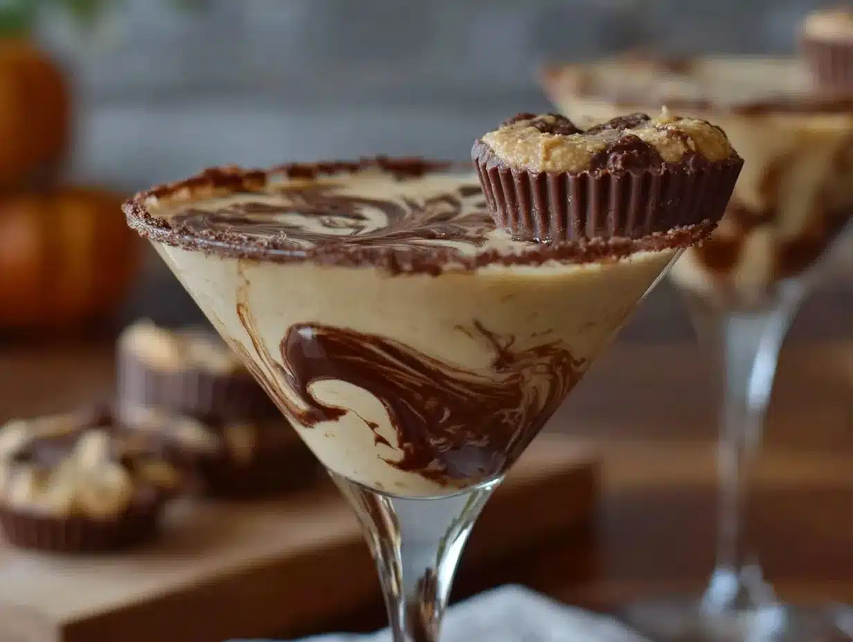 peanut butter cup martini preparation steps