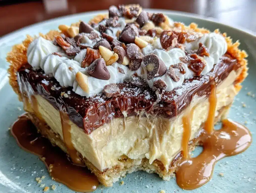 peanut butter lasagna - featured image
