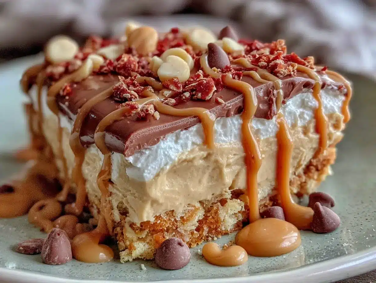 peanut butter lasagna preparation steps