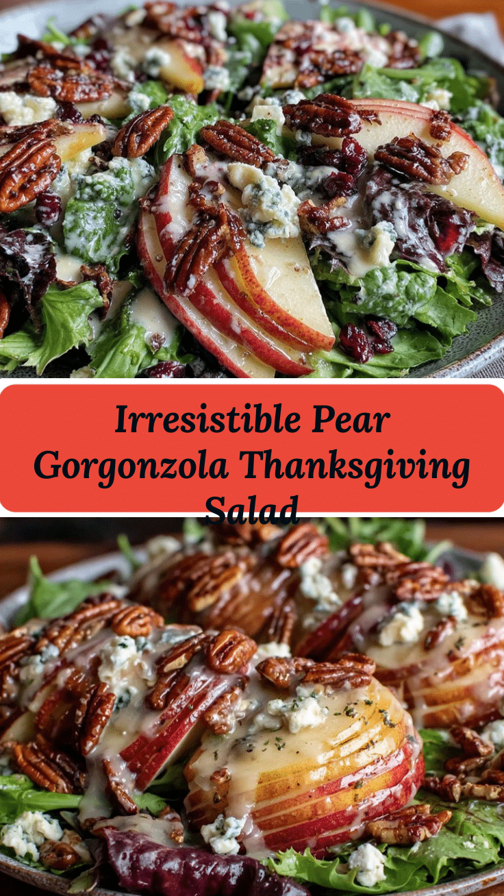 pear and gorgonzola salad recipe