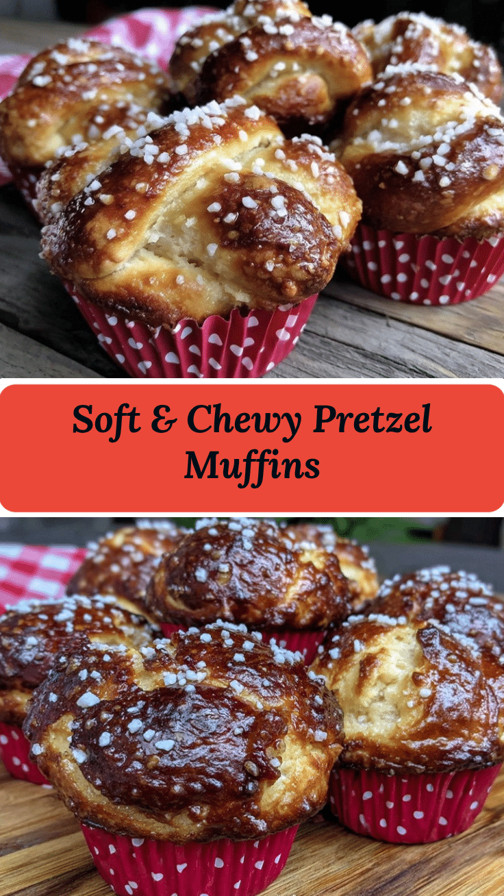 pretzel muffins recipe