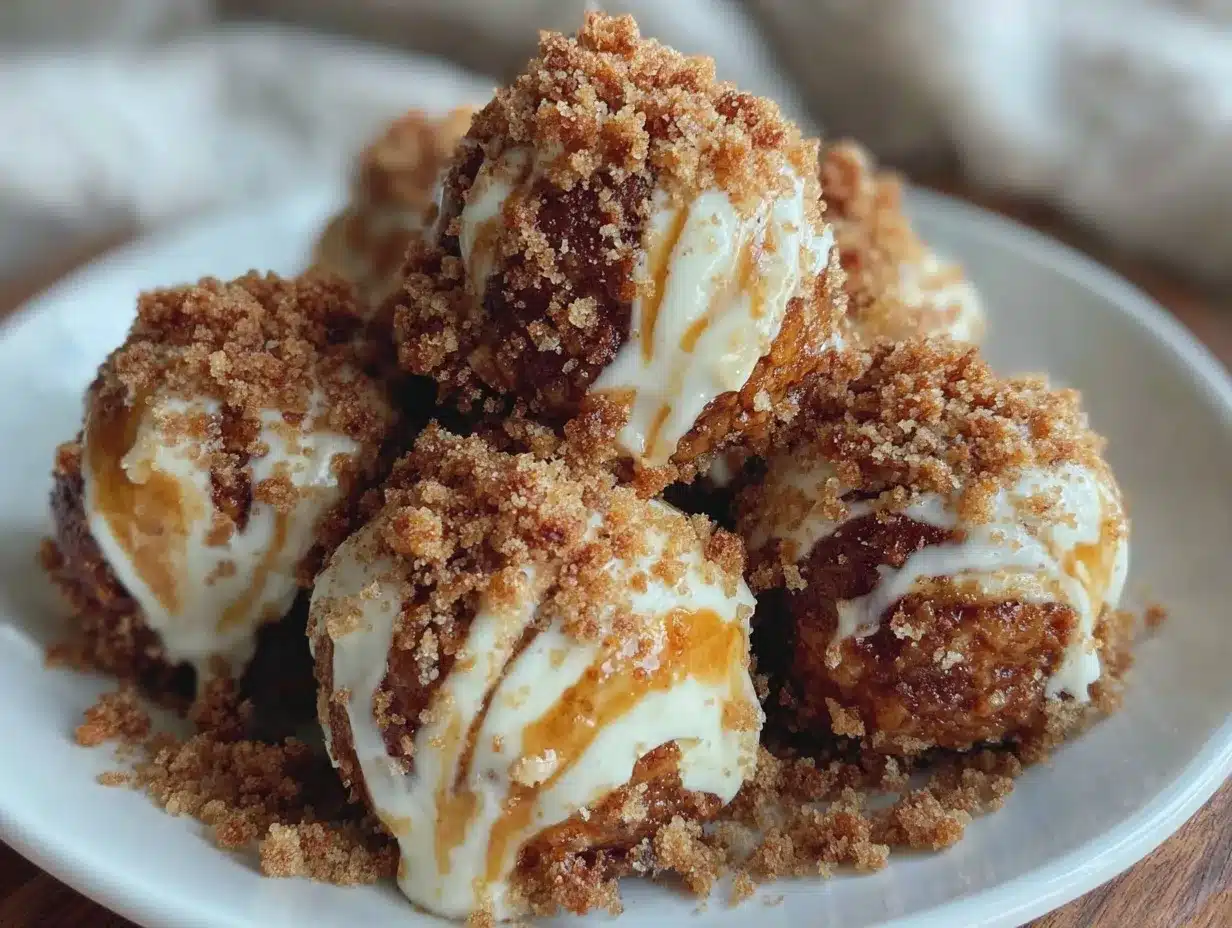 Pumpkin Cheesecake Balls preparation steps