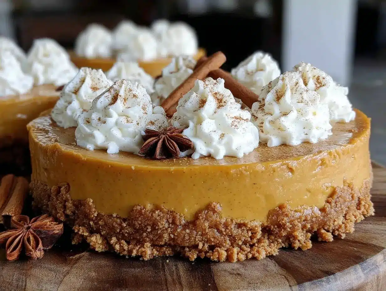 pumpkin cheesecake preparation steps