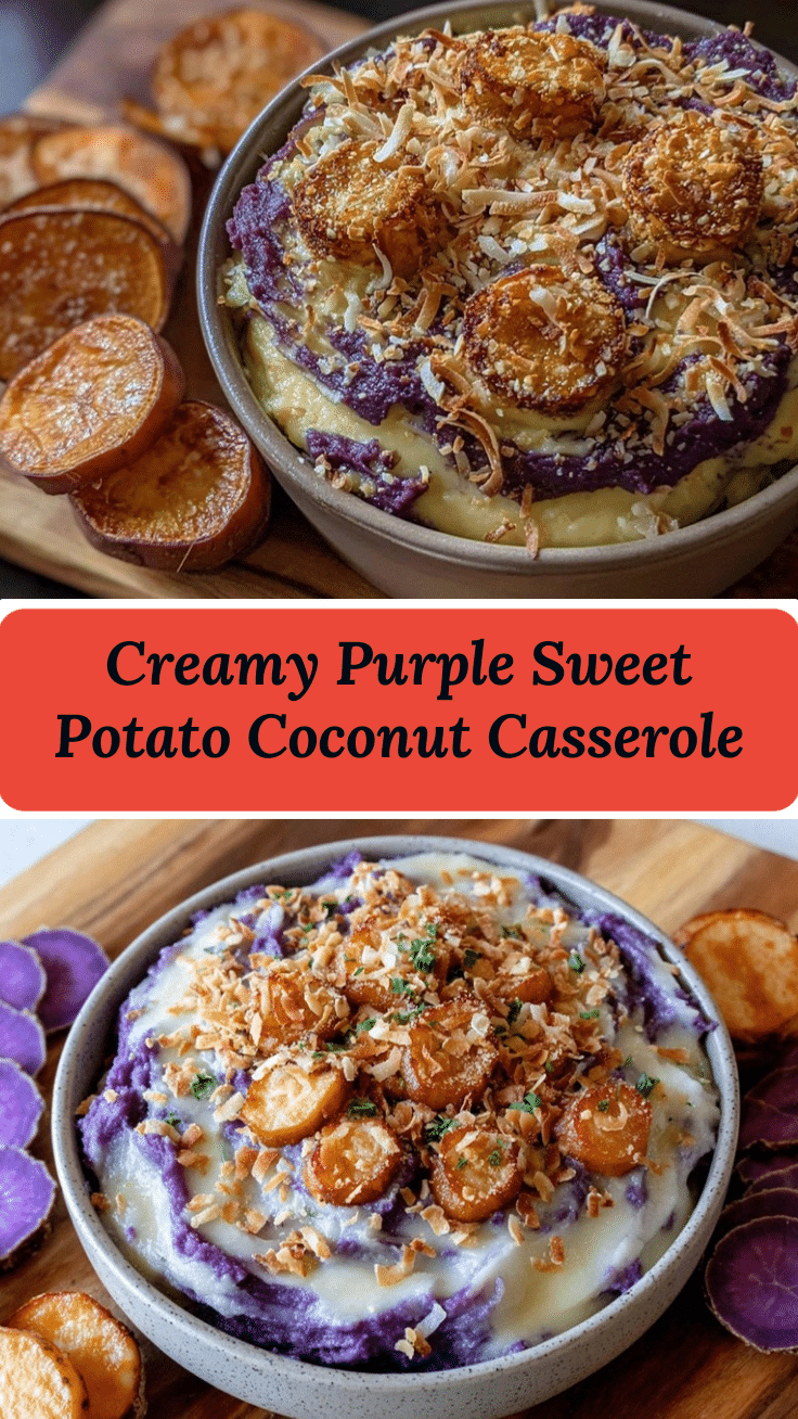 purple sweet potato casserole recipe