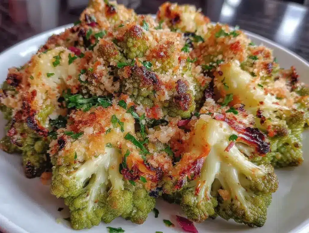 Roasted Romanesco Recipe - featured image