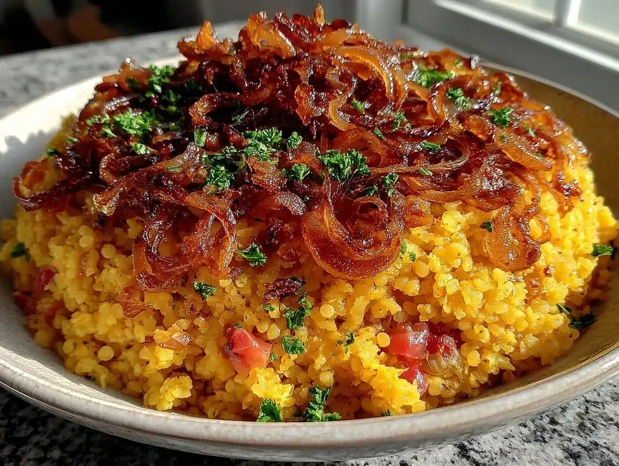 savory bulgur wheat pilaf preparation steps
