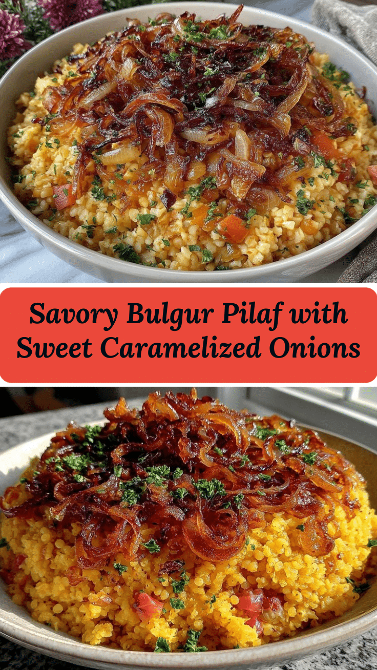 savory bulgur wheat pilaf recipe