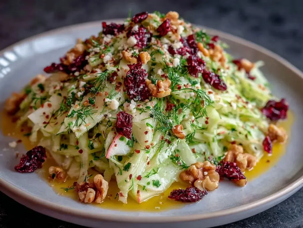 shaved fennel and apple salad - featured image