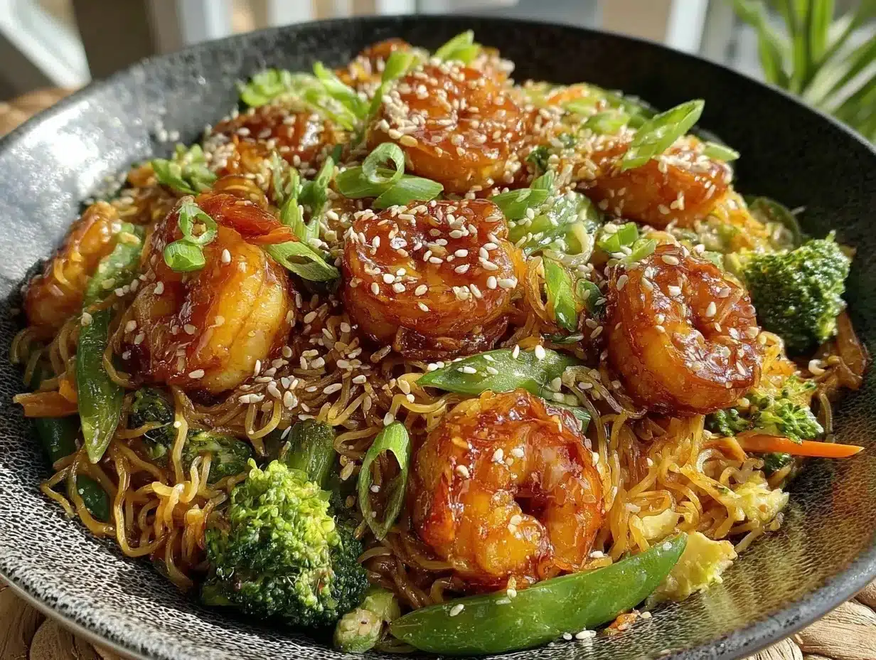 shrimp chow mein preparation steps