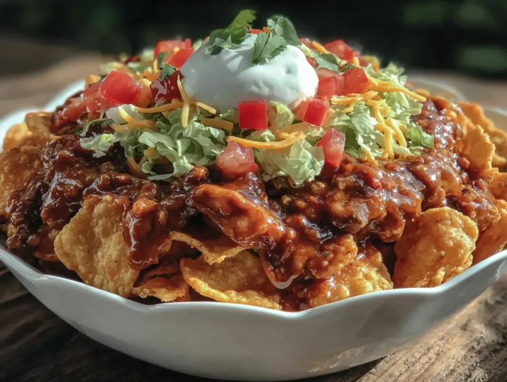 slow cooker Fritos taco bowls - featured image