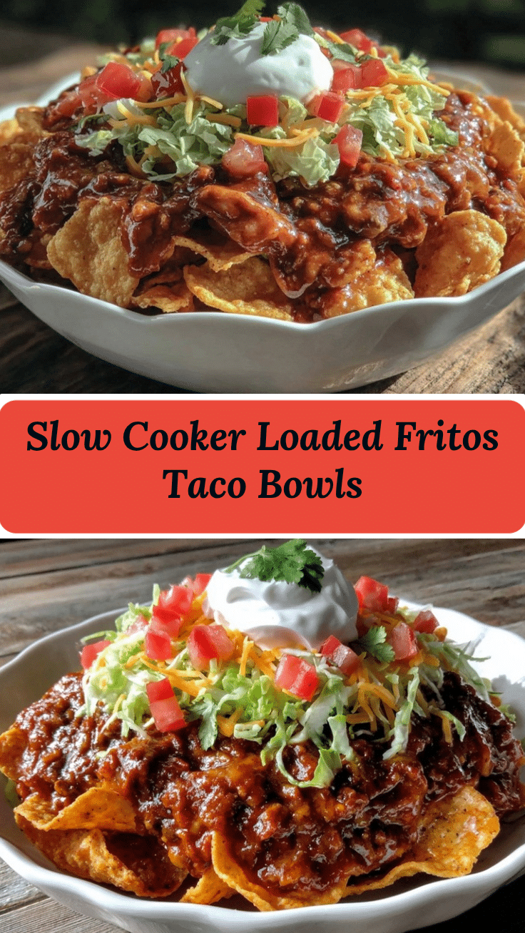 slow cooker Fritos taco bowls recipe