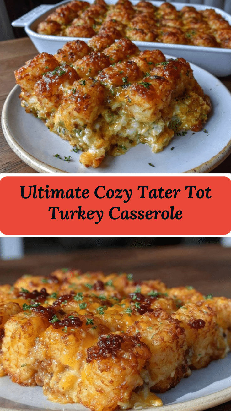 tater tot casserole with ground turkey recipe