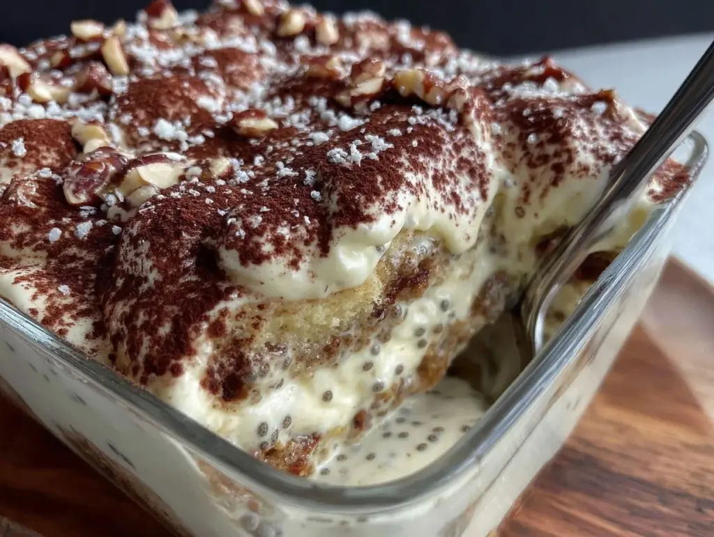 tiramisu chia pudding - featured image