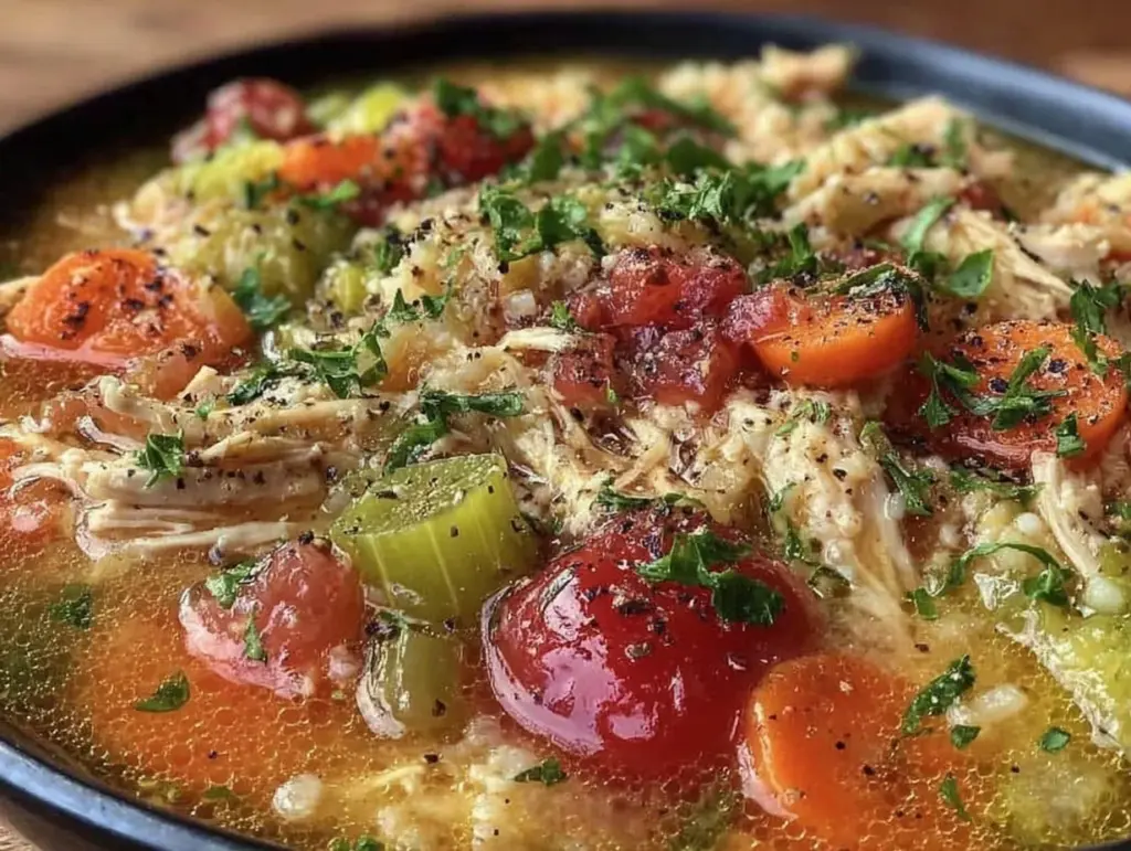 turkey vegetable soup - featured image