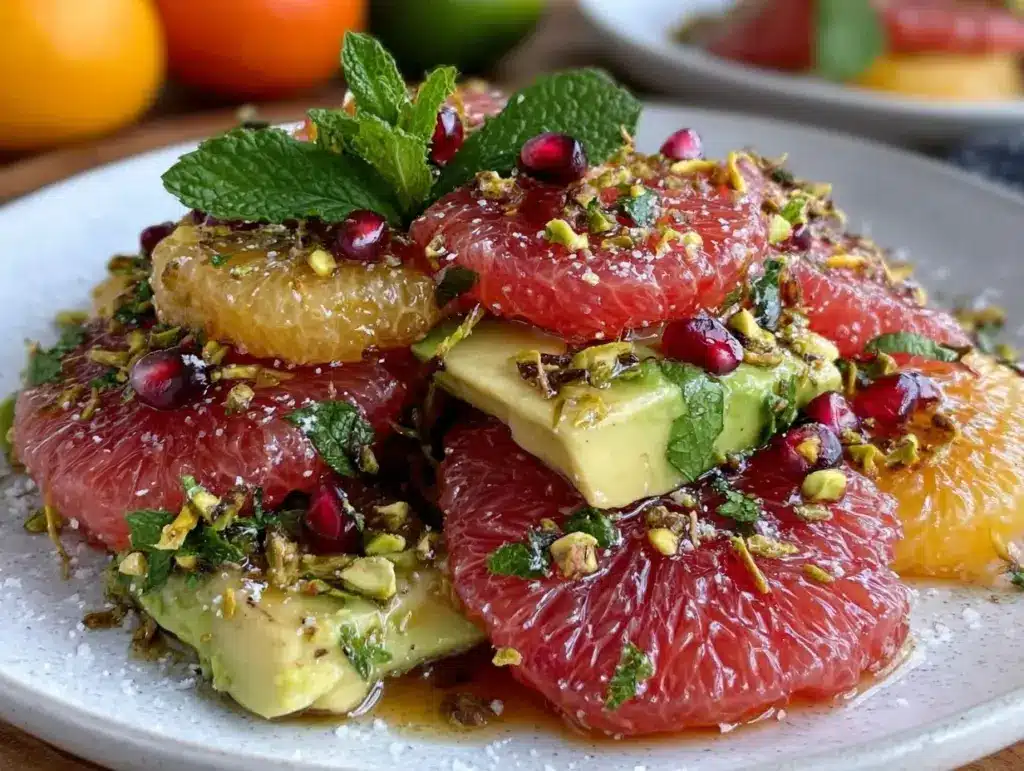 winter citrus and avocado salad - featured image
