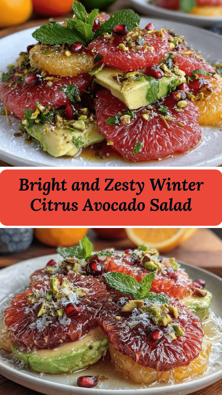 winter citrus and avocado salad recipe