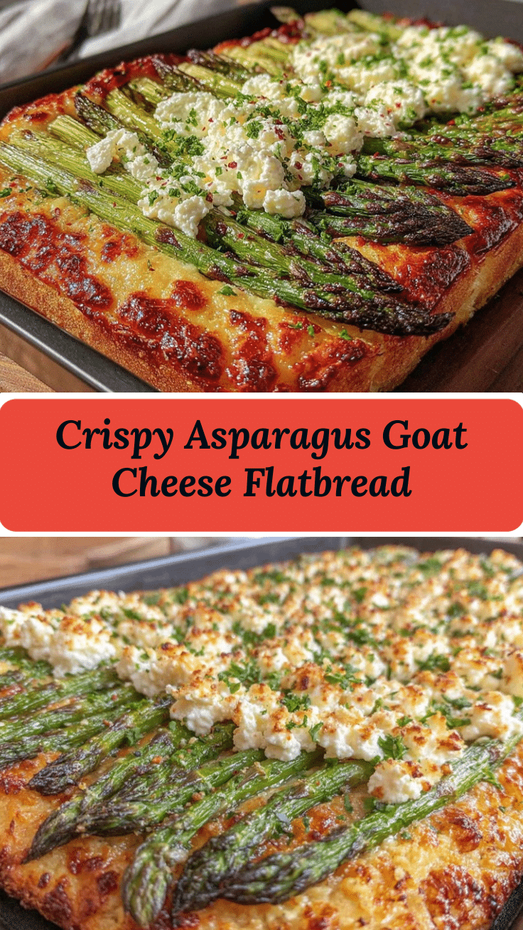 asparagus goat cheese flatbread recipe