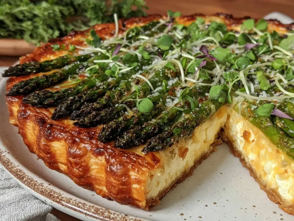 asparagus tart recipe - featured image