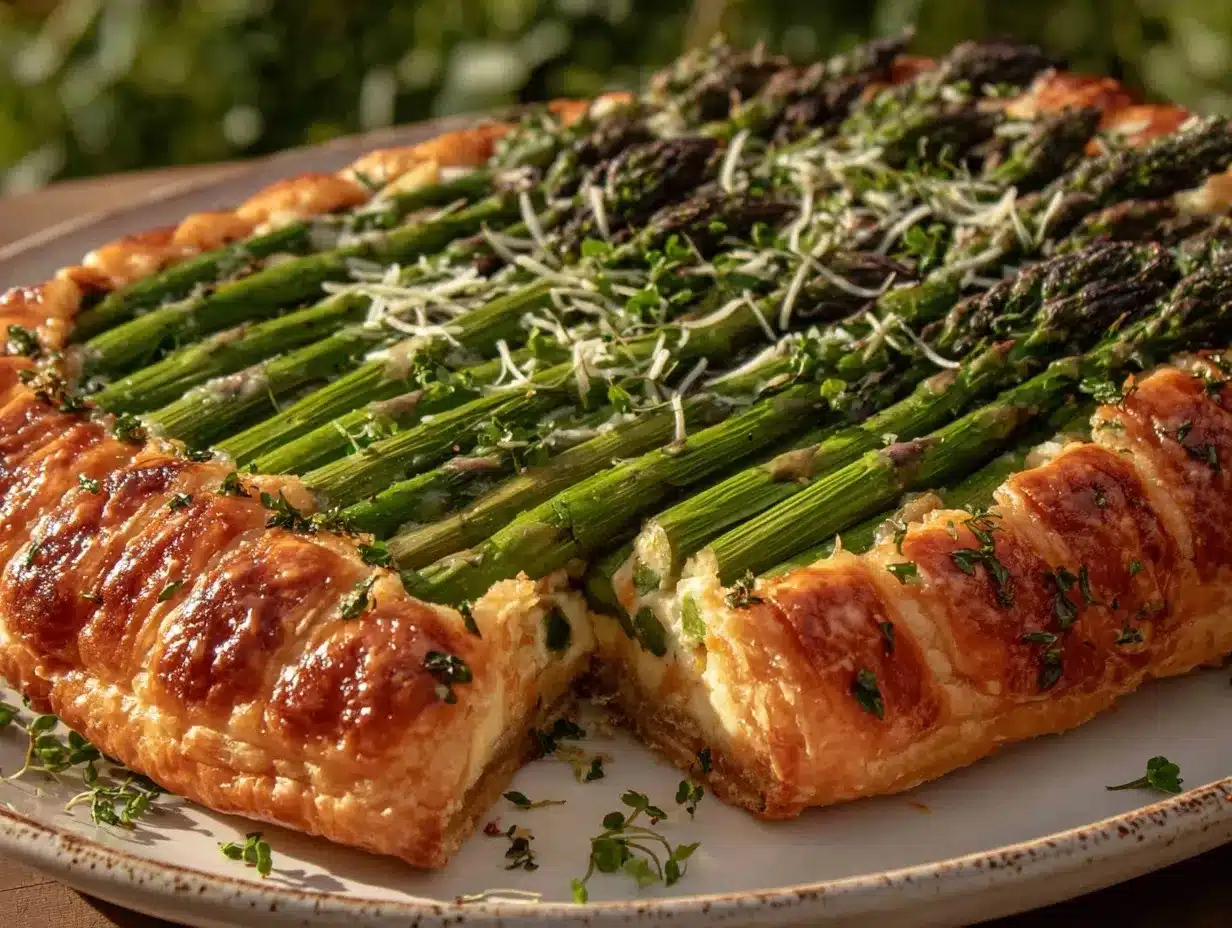 asparagus tart recipe preparation steps