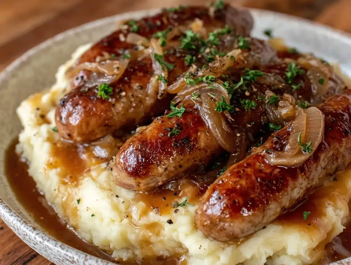 bangers and mash recipe preparation steps