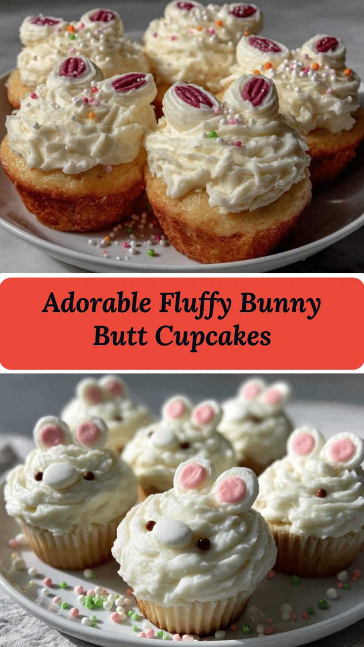 Bunny Butt Cupcakes recipe
