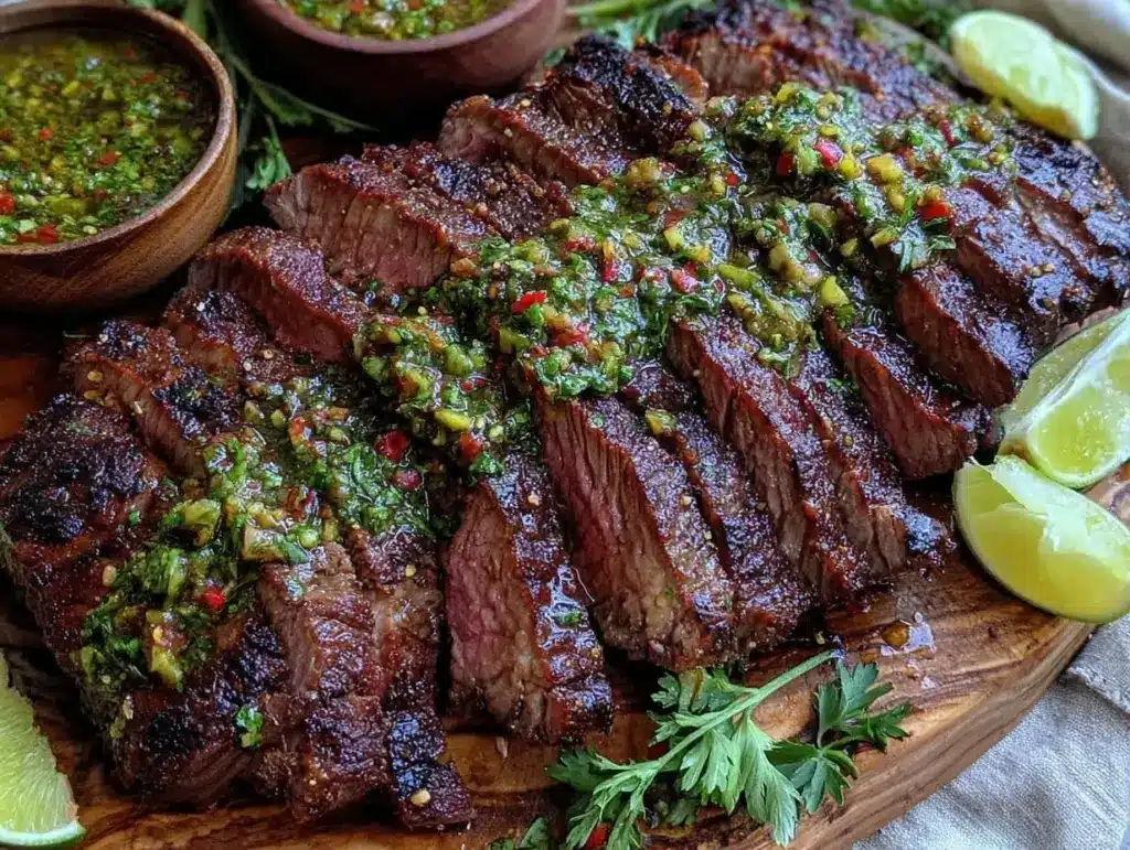 Carne Asada with Chimichurri Sauce - featured image