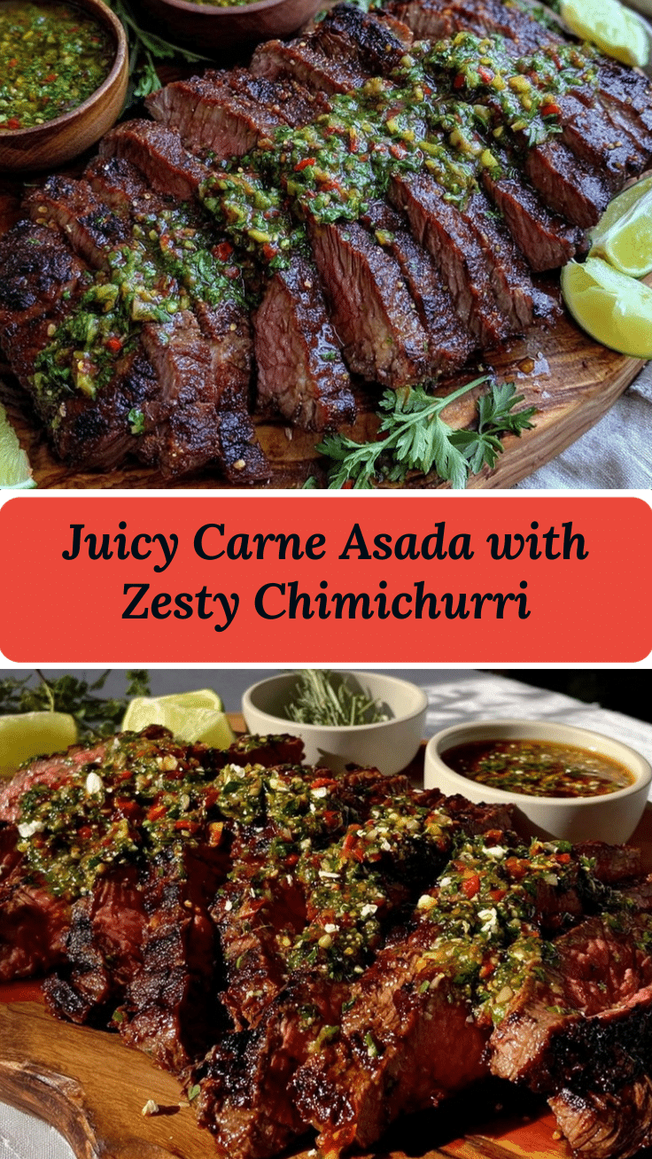 Carne Asada with Chimichurri Sauce recipe