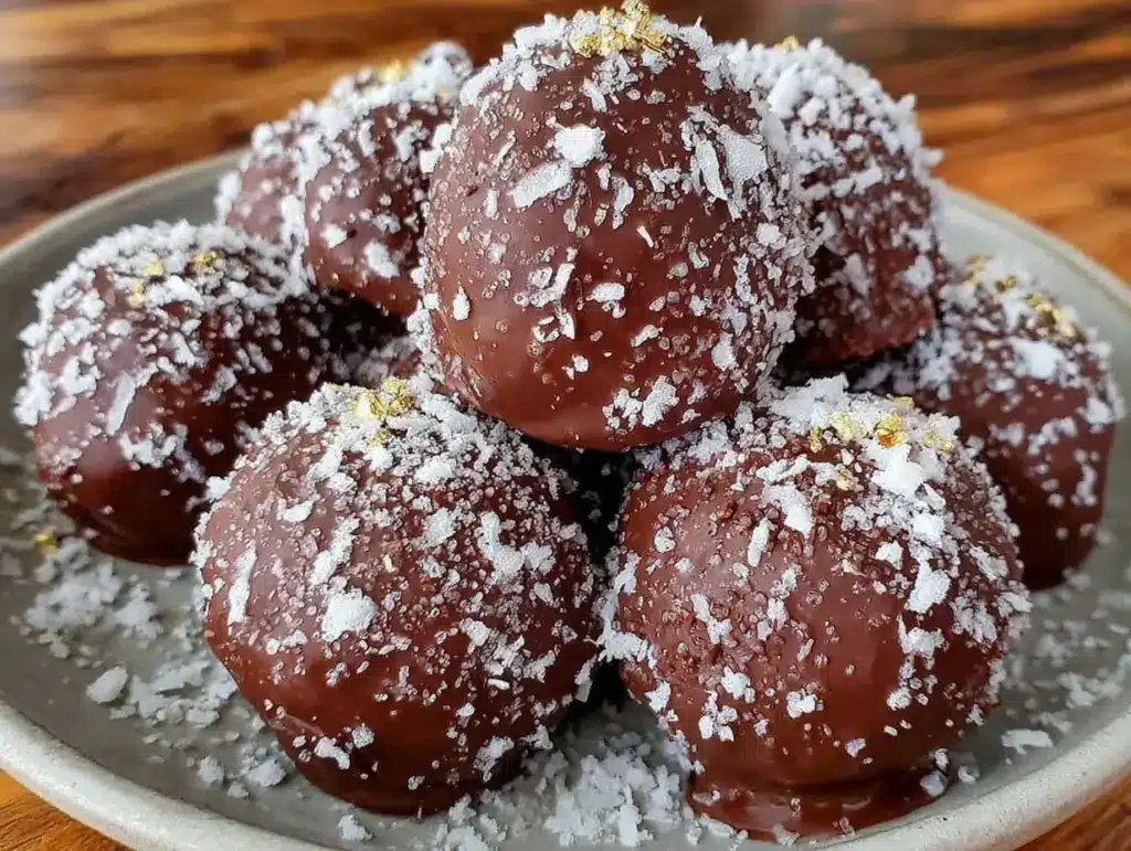 champagne truffles recipe - featured image