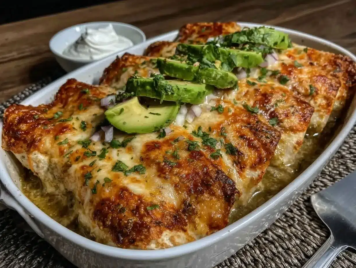 Chicken Enchiladas Verde preparation steps