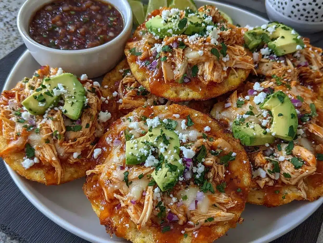Chicken Tinga Tostadas preparation steps