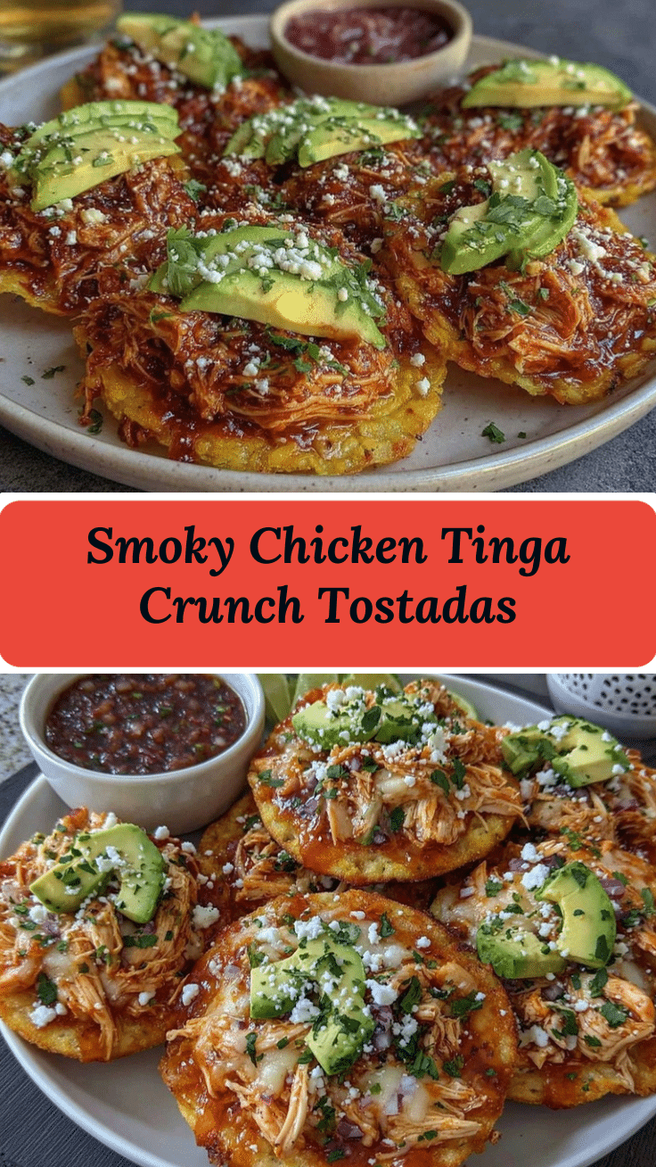 Chicken Tinga Tostadas recipe