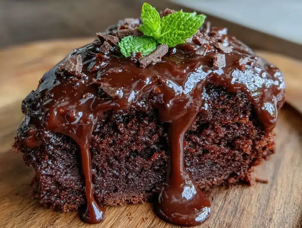 chocolate ganache drizzle - featured image