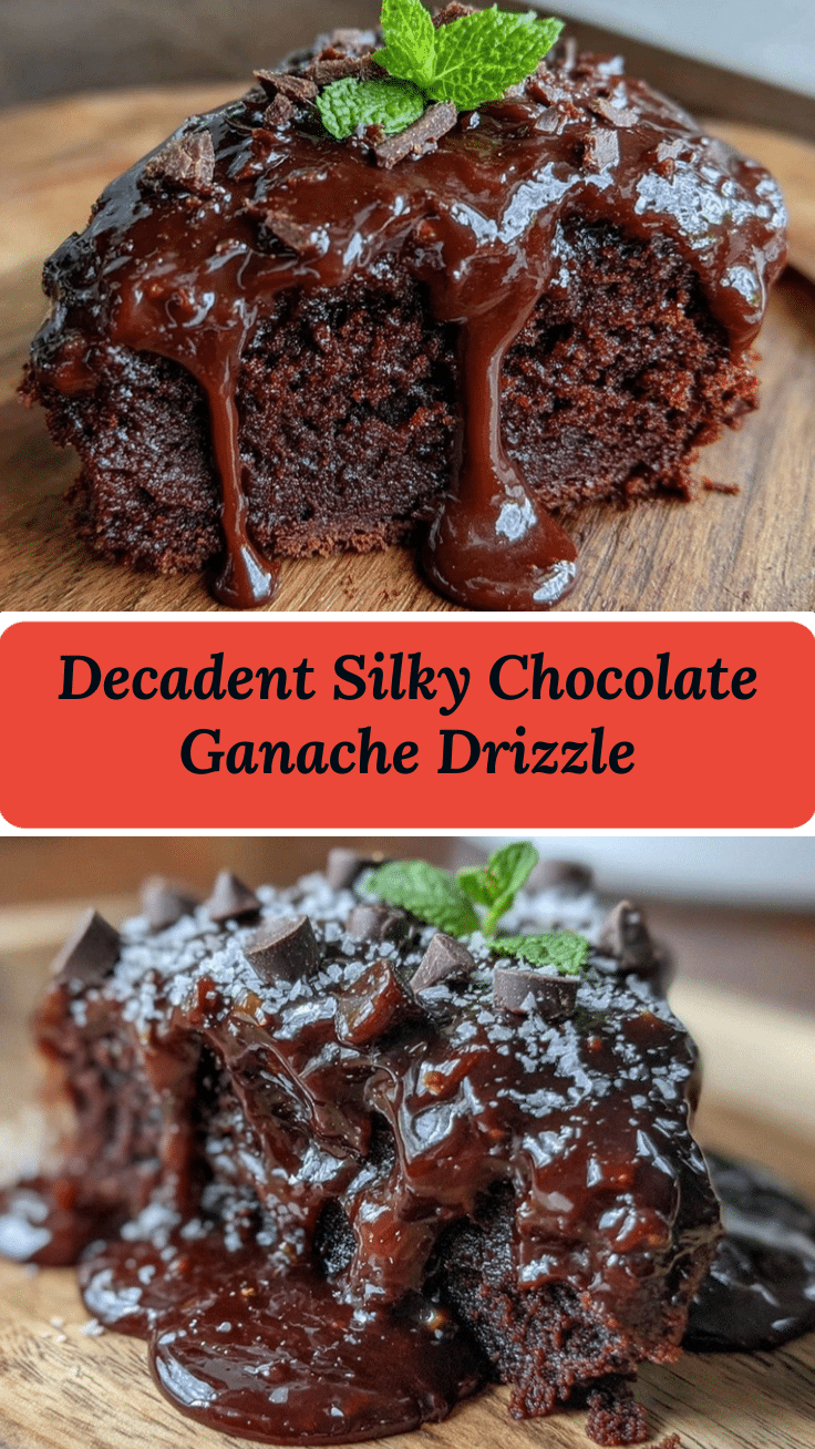 chocolate ganache drizzle recipe