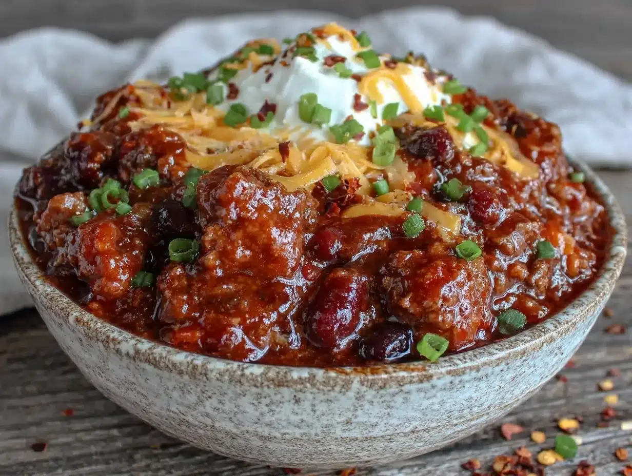 cozy crockpot chili recipe preparation steps
