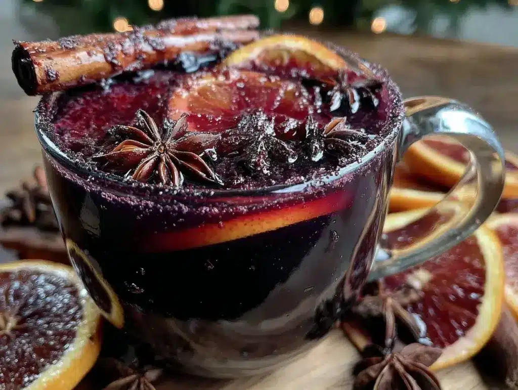 cozy mulled wine recipe - featured image