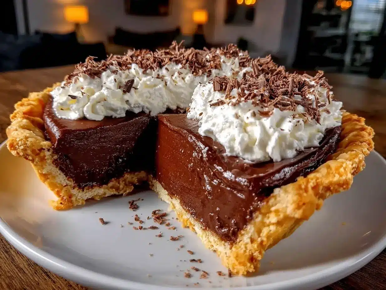 creamy chocolate cream pie preparation steps