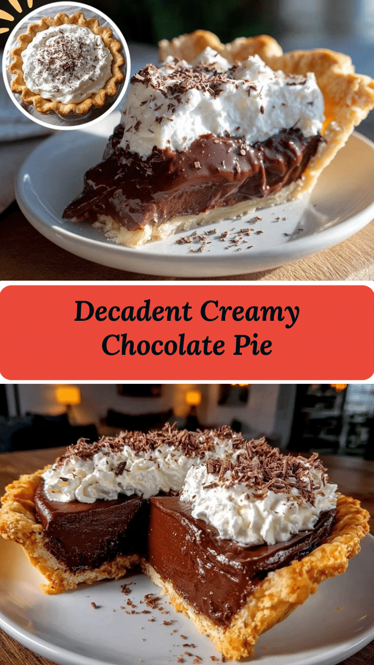 creamy chocolate cream pie recipe